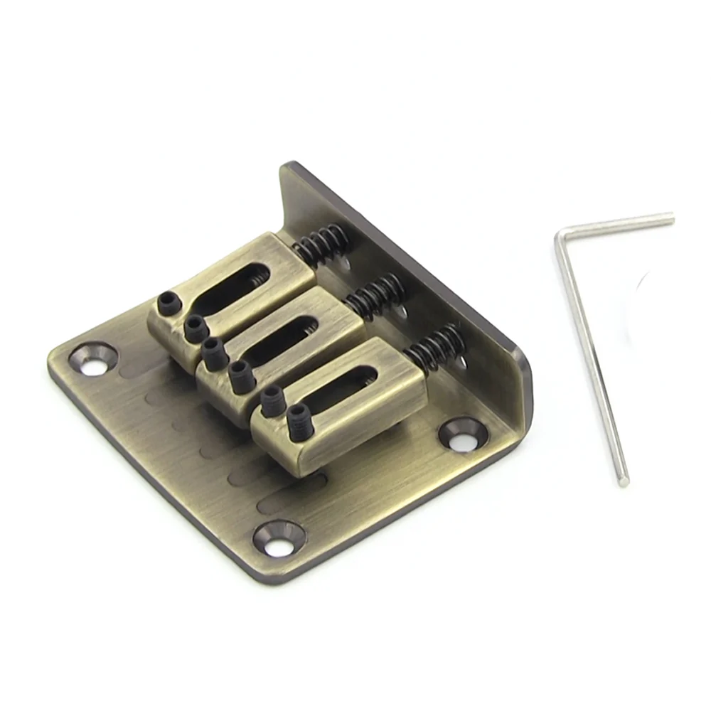 3-String Bridge | Antique Brass Finish - Image 2