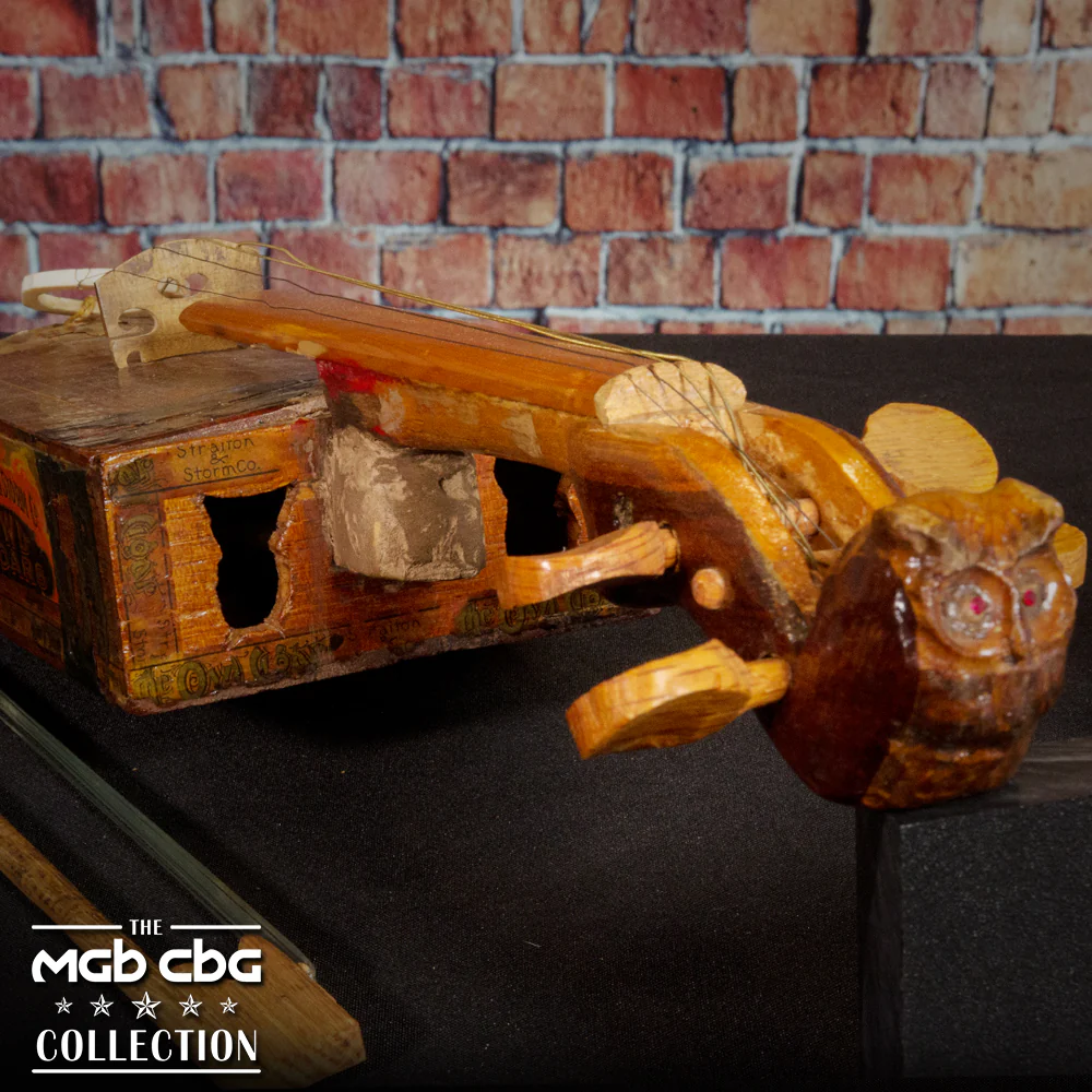 63. Owl Head Violin & Bow - Image 5