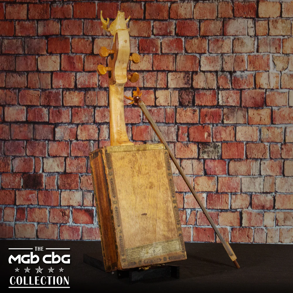 64. Deer Head Violin & Bow - Image 2