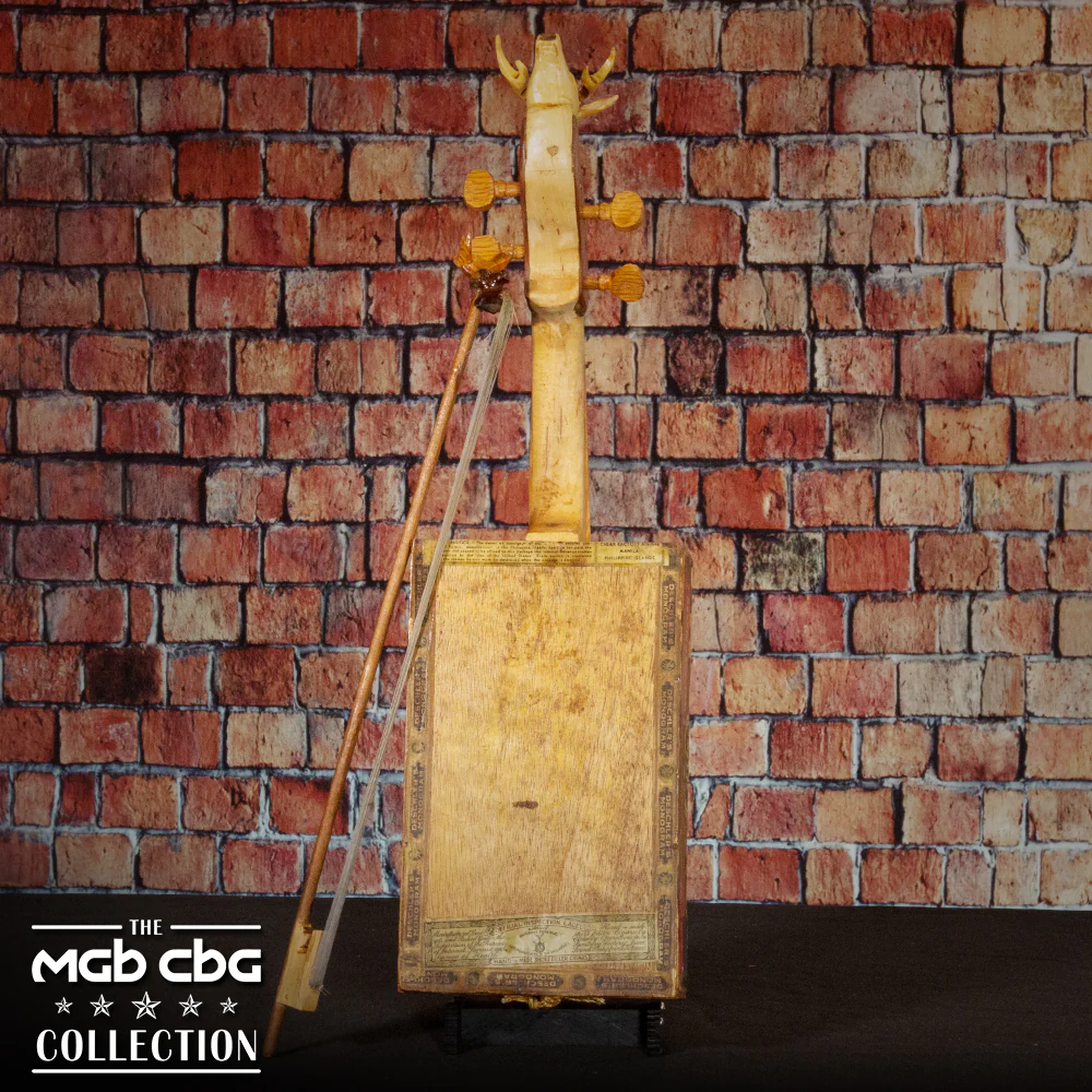 64. Deer Head Violin & Bow - Image 4