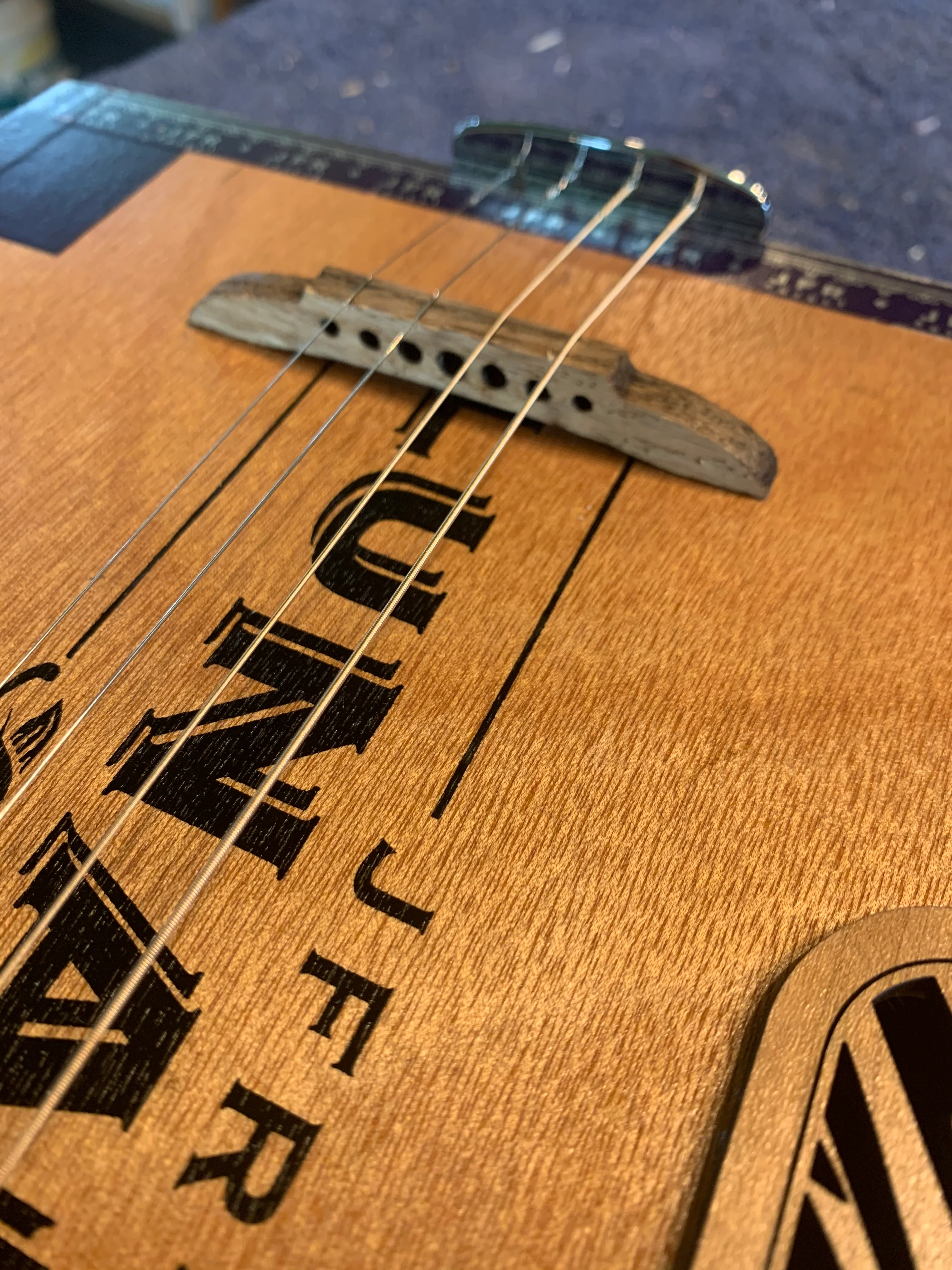 Easy Bridge 3 or 4 string Rosewood or Maple - Image 4