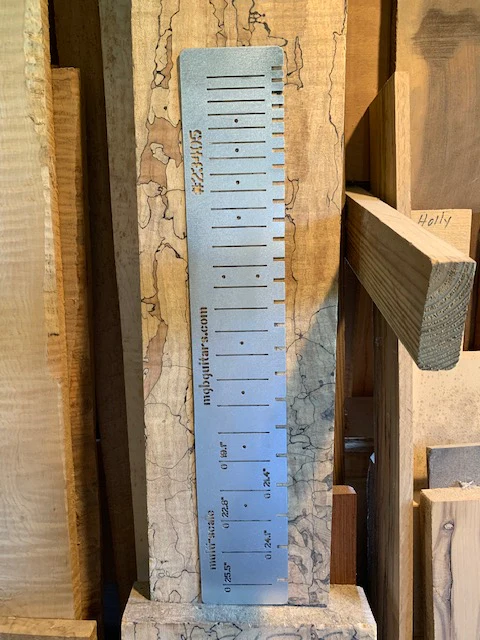 Fret Marking and Indexing Template