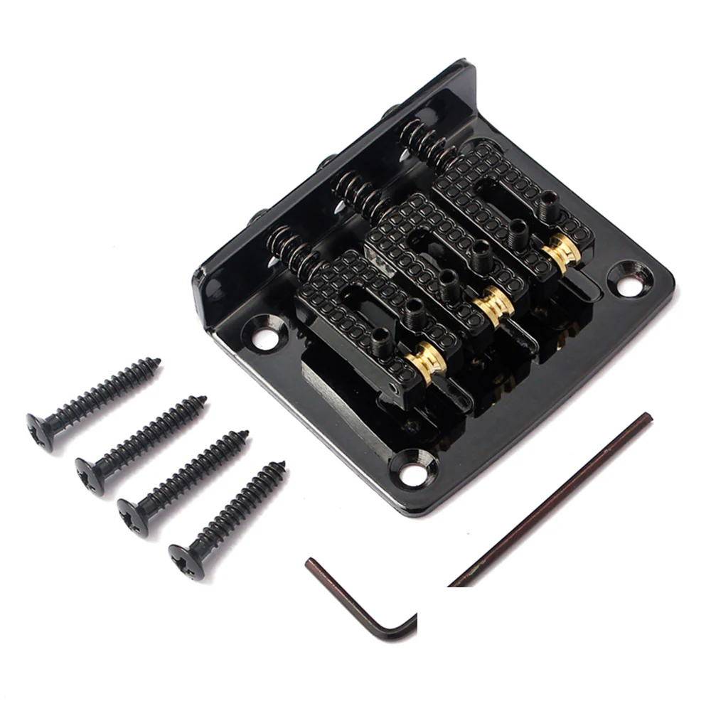 3-String Roller Bridge | Black - Image 3