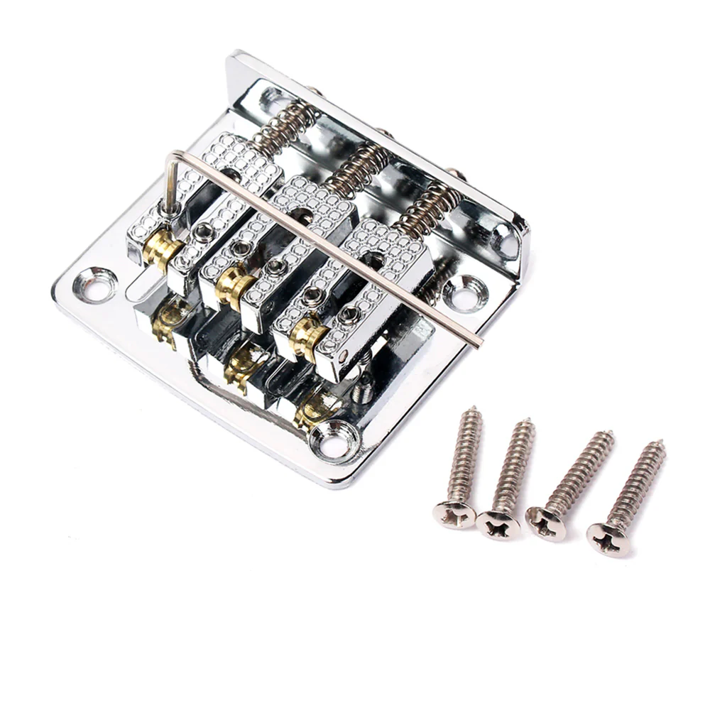 3-String Roller Bridge | Chrome - Image 3