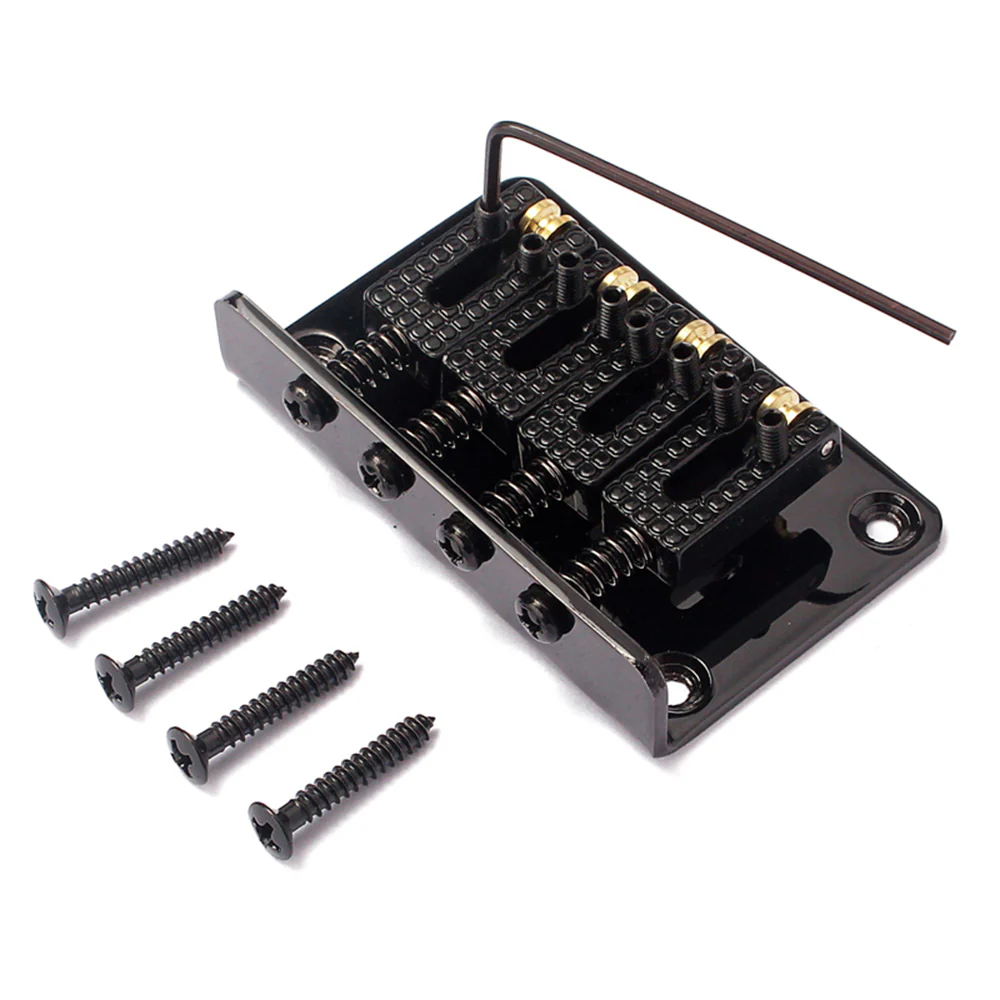 4-String Roller Bridge | Black - Image 4
