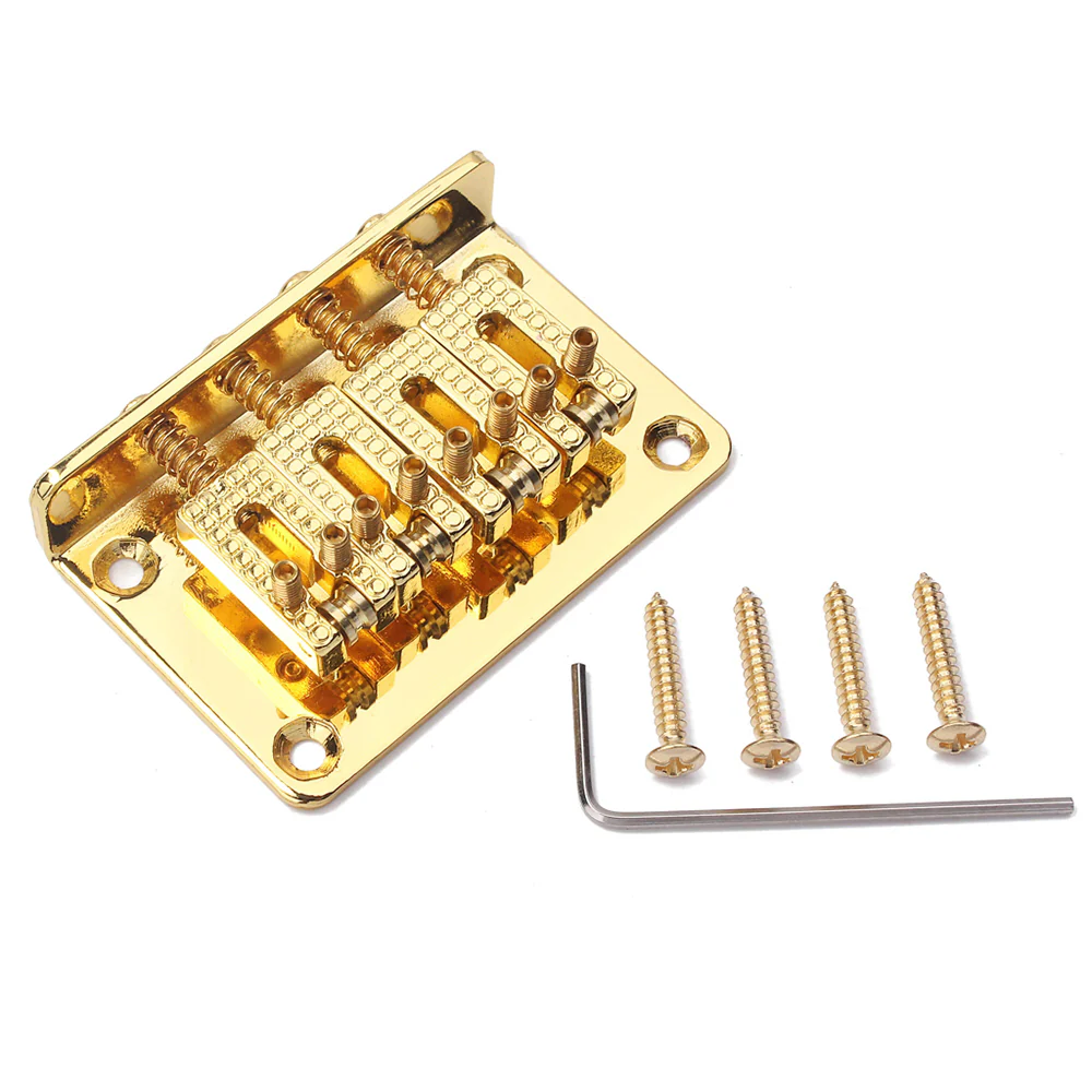 4-String Roller Bridge | Gold - Image 4