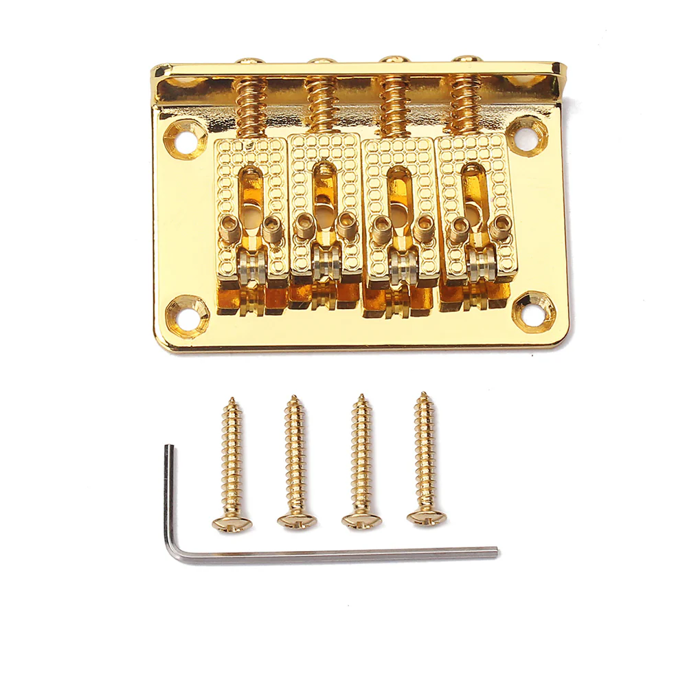 4-String Roller Bridge | Gold - Image 5