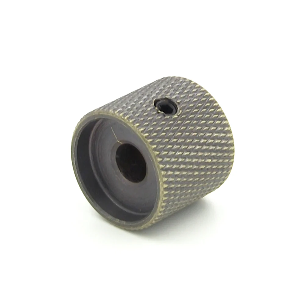 Antique Brass Finish Domed Top Knurl Knob - Image 2
