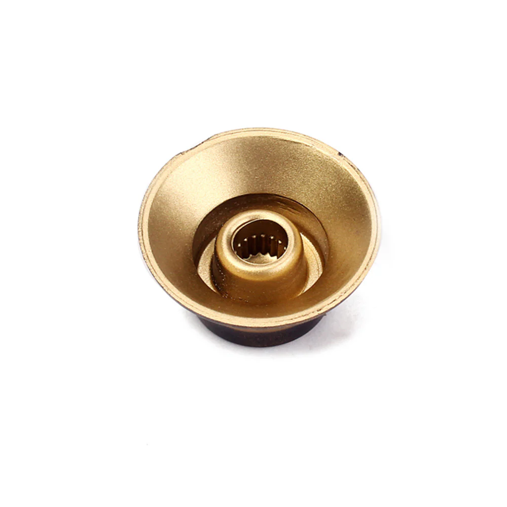 Gold Plastic Guitar Knob - Image 4