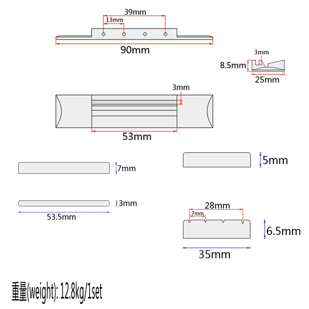 4-String Floating Bridge W/Bone - Image 5