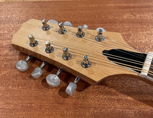 Four on plate engraved Mandolin Style Tuners