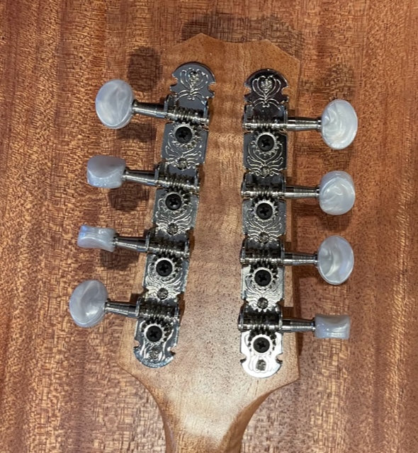Four on plate engraved Mandolin Style Tuners - Image 2