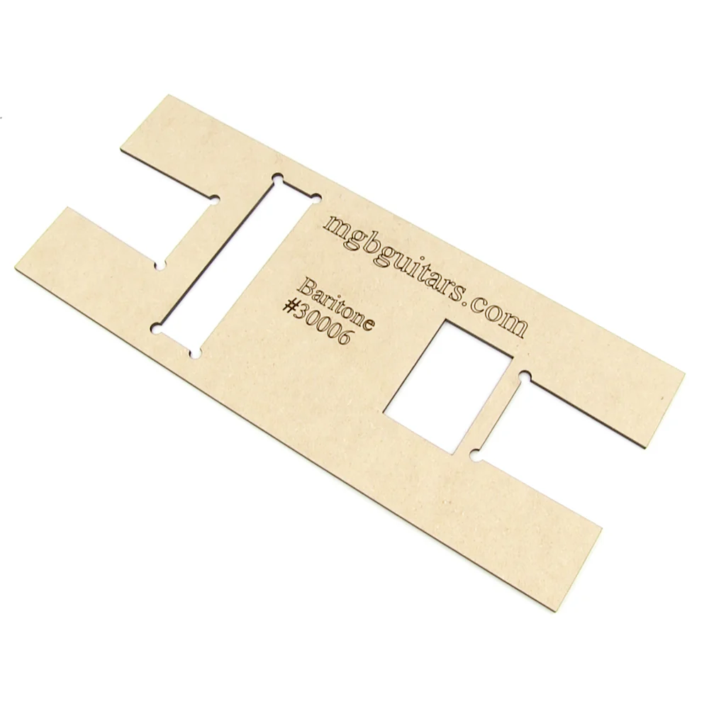 MGB Baritone Ukulele Bridge Placement Template