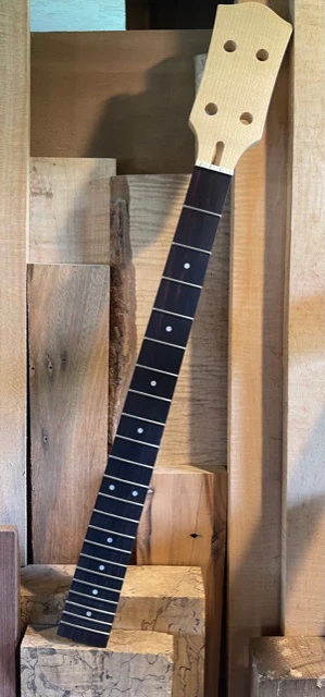 Bass Super Neck-Maple and Rosewood Neck | 30 inch Scale - Image 5