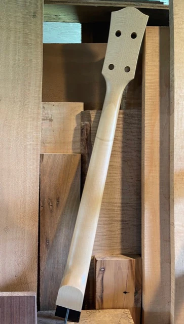 Bass Super Neck-Maple and Rosewood Neck | 30 inch Scale - Image 7