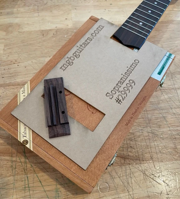 MGB Sopranissimo Ukulele Bridge Placement Template