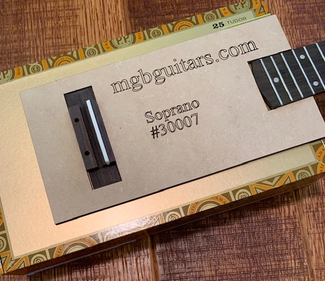 MGB Soprano Ukulele Bridge Placement Template - Image 2
