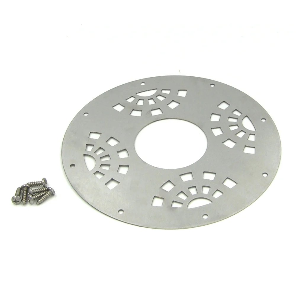 MGB Sunburst 6" Stainless Steel Resonator Cover