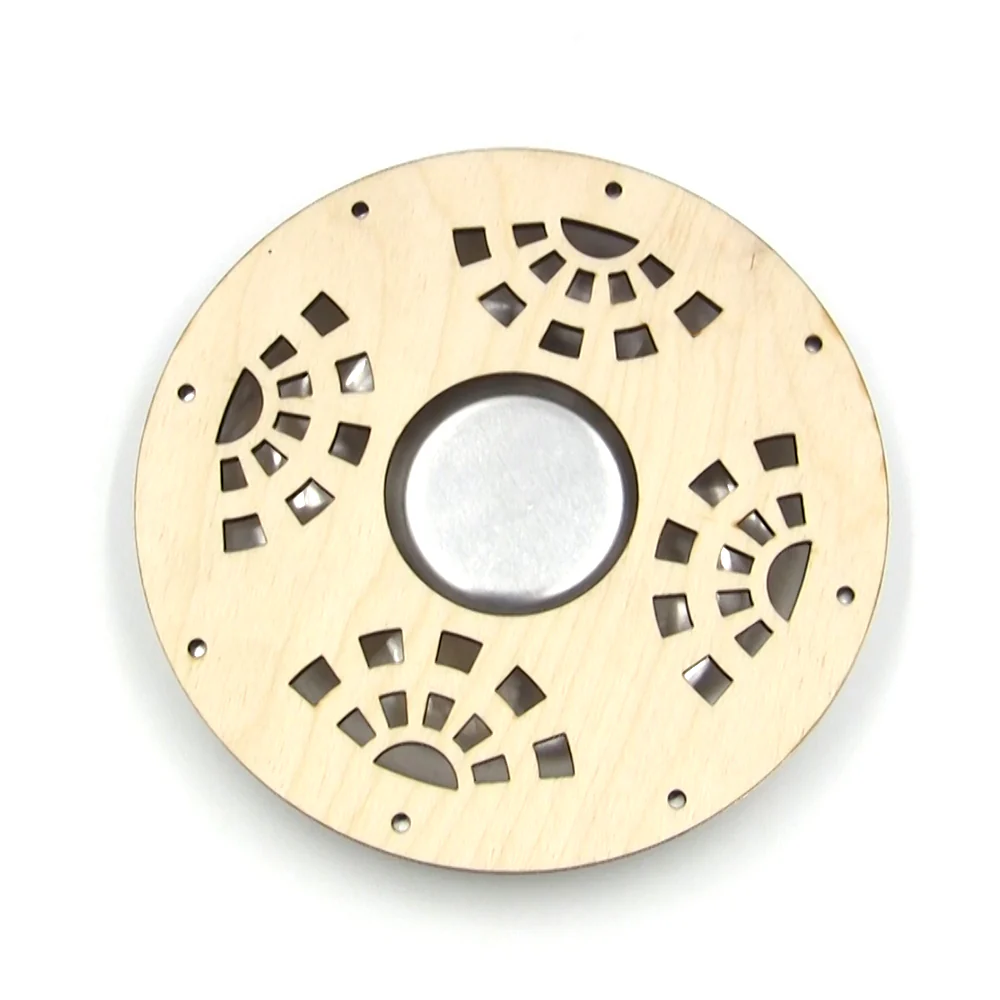 MGB Sunburst 6" Wood Resonator Cover - Image 3