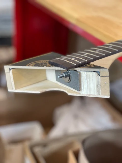 MGB Super Neck-Maple and Rosewood Neck | 25.5 inch Scale w zero fret - Image 11