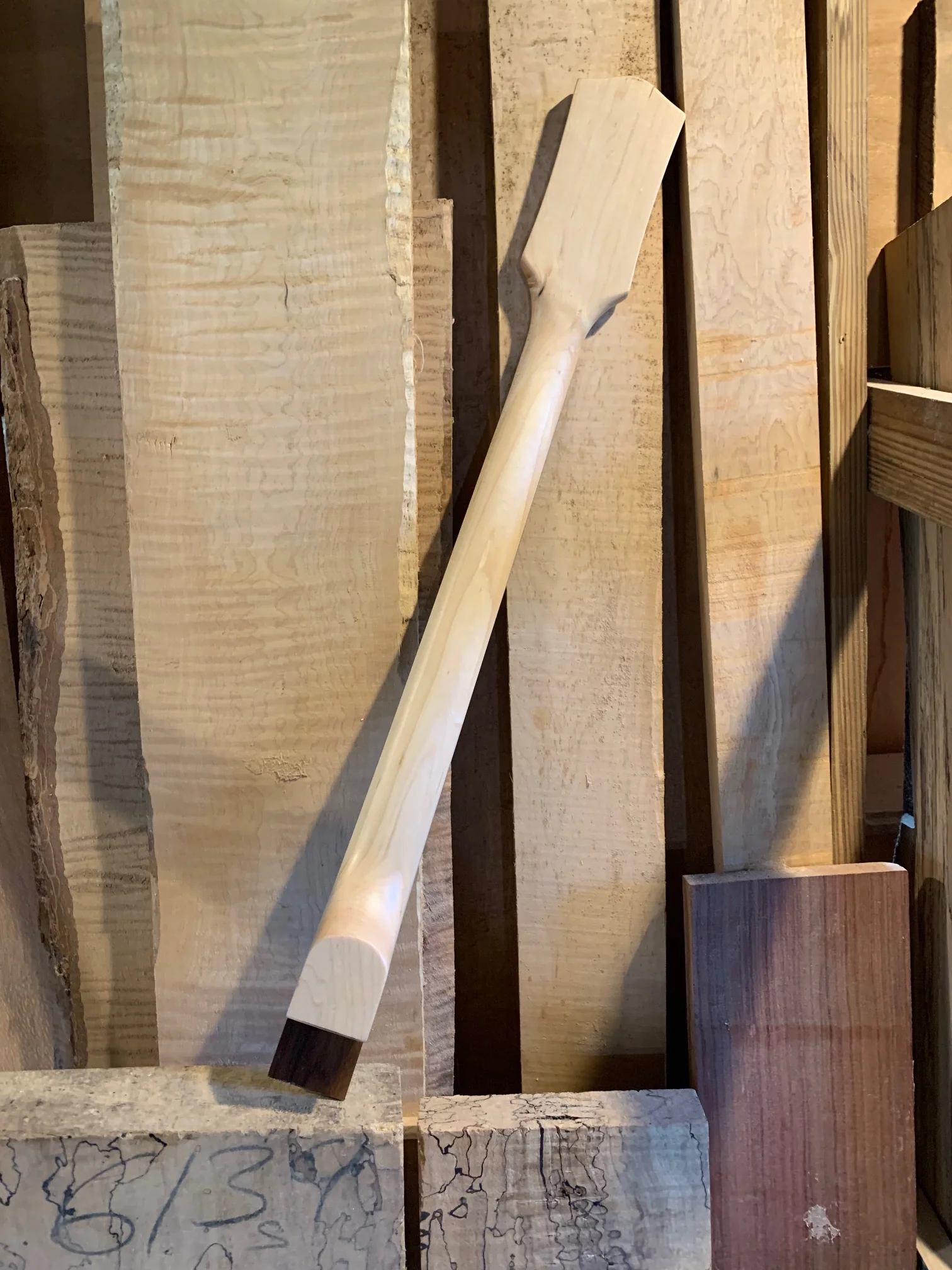 MGB Super Neck-Maple and Rosewood Neck | 25.5 inch Scale w zero fret - Image 3