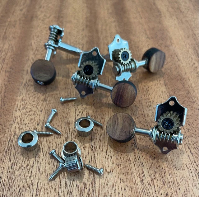 Open Gear Wood knob Tuner Set
