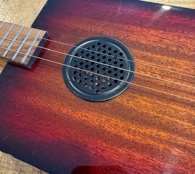 Pair Of 2" Sound Hole Cover | Stainless or Black - Image 2