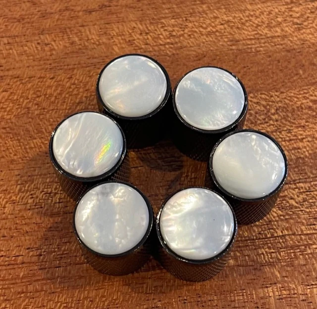 White Pearl over Black knob - Image 2